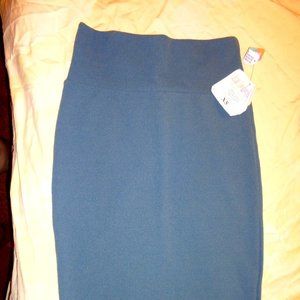 LuLaRoe "Cassie" pencil skirt size xsmall new with tags Teal
